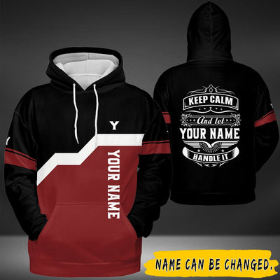 BigProStore Personalized Name T-Shirts Hoodie Mens Womens All Over Print Shirt Pullover Hooded Sweatshirt BPS08152326 AOP Hoodie / S 3D Printed Shirt