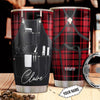 BigProStore Personalized Hairdresser Tumbler Cup Hairstylist Red Uniform Custom Coffee Tumbler Unique Hairstylist Gifts 20 oz Hairstylist Tumbler