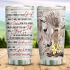BigProStore Personalized Horse Tumbler Cup Horse And Faith Custom Cups With Lids Gifts For Horse Owners 20 oz Horse Tumbler