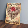 BigProStore BigProStore Custom Canvas Prints You Taught Me Many Things In Life Rose Angel Wings Mom Canvas Ready To Hang Canvas Wall Art BPS83304 24" x 36" - Best Seller Custom Canvas Prints