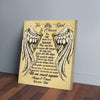 BigProStore BigProStore Custom Canvas Prints For My Dad In Heaven They Say There Is A Reason Angel Wings Canvas Ready To Hang Canvas Wall Art BPS35751 24" x 36" - Best Seller Custom Canvas Prints