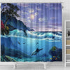 BigProStore Dolphin Bathroom Decor Anthony Unique Shower Curtains Dolphin Shower Curtain / Small (165x180cm | 65x72in) Dolphin Shower Curtain