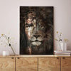 BigProStore Lion Of Judah Canvas Art God Is With Me Ready To Hang Canvas Wall Art Lion Of Judah / 12" x 18" Lion Of Judah