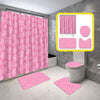 BigProStore Bathroom Decor Sets Japanese Neck Gator Japanese Patter Shower Curtain Bathroom Blossom Bathroom Sets / Standard (180x180cm | 72x72in) Blossom Bathroom Sets