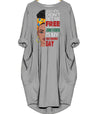 BigProStore African American Dresses July 4th Didn't Set Me Free Juneteenth Is My Independence Day Pretty Black American Girl Long Sleeve Pocket Dress African Print Styles Gray / S (4-6 US)(8 UK) Women Dress