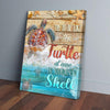 BigProStore Canvas Painting Try To Be Like The Turtle Vertical Canvas Wall Art Beautiful Bedroom Wall Art 16" x 24" Canvas