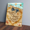 BigProStore Best Canvas Prints Faith Hope Love Turtle Vertical Canvas Wall Art Alluring Digital Prints 16" x 24" Canvas