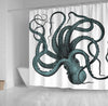 BigProStore Kraken Bath Curtain Vintage Octopus Shower Curtain Bathroom Kraken Shower Curtain
