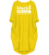 BigProStore African Dresses Black Queen The Most Powerful Piece In Game Women Dress Melanin Shirt Afrocentric Apparel Yellow / S (4-6 US)(8 UK) Women Dress