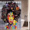 Trendy Black Girl Shower Curtains African American Bathroom Accessories