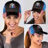 BigProStore Eagle American Flag Baseball Cap United States Flag Eagle Design Men Women Classic Hat Baseball Cap