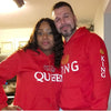 BigProStore King and Queen Matching Couple Hoodies Mens Womens Couple Hoodies Red BPS08162304 S / S