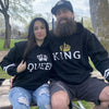 BigProStore King and Queen Matching Couple Hoodies Mens Womens Couple Hoodies Black BPS08162305 S / S