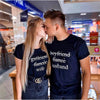 BigProStore Husband And Wife Matching Couple T-Shirts Mens Womens Couple Shirts Black BPS08162318 S / S