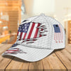 BigProStore Vintage Golf Lovers American Flag Baseball Cap 4th Of July Independence Day Design Men Women Classic Hat Baseball Cap