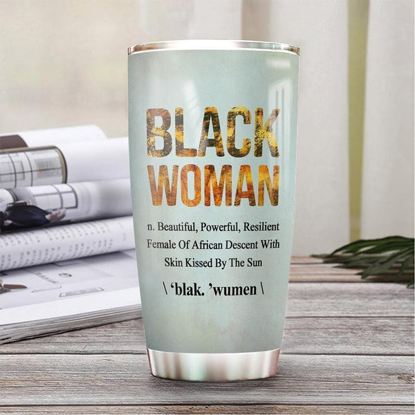 Black Woman Personalized THA2810040 Stainless Steel Tumbler – BigProStore
