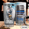 BigProStore Personalized Police Stainless Steel Tumbler Trust Me I'M A Police Officer Custom Insulated Tumbler Double Walled Vacuum Insulated Cup 20 Oz 20 oz Personalized Police Tumbler Cup