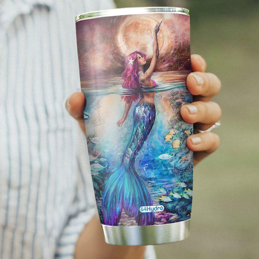 Mermaid Salty By Choice Personalized KD2 HNM2811004 Stainless Steel Tumbler  – BigProStore
