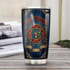 BigProStore Personalized Firefighter Epoxy Tumbler Ideas Firefighter Epoxy Custom Printed Tumbler Double Wall Cup Stainless Steel 20 Oz 20 oz Personalized Firefighter Tumbler
