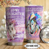 BigProStore Personalized Horse Stainless Steel Tumbler Riding Horse Custom Insulated Tumbler Personalised Horse Gifts 20 oz Horse Tumbler