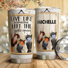 BigProStore Personalized Horse Coffee Tumbler Horse Live Custom Cups With Lids Horse Themed Gifts 20 oz Horse Tumbler