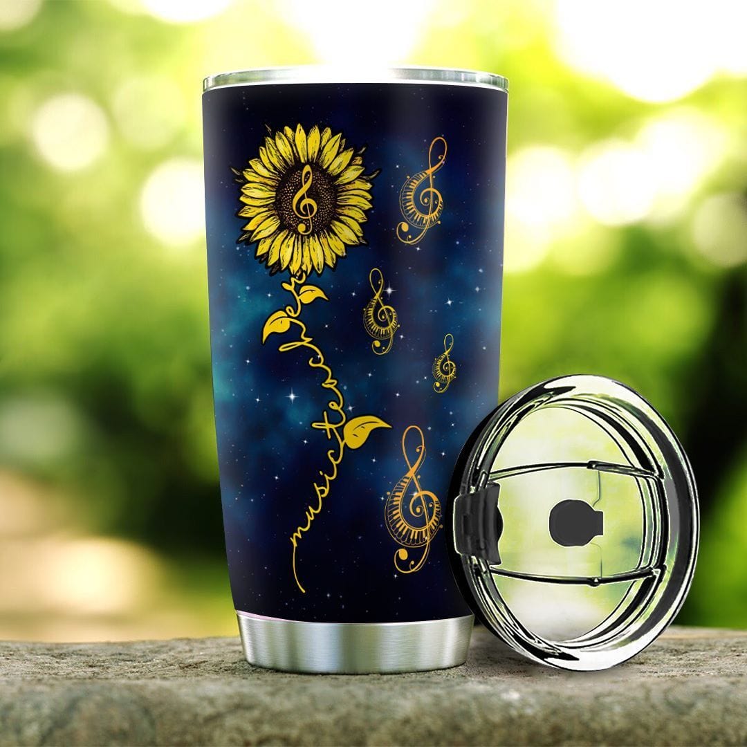 Sunflower Libbey Glass Cup – A Castro Creations