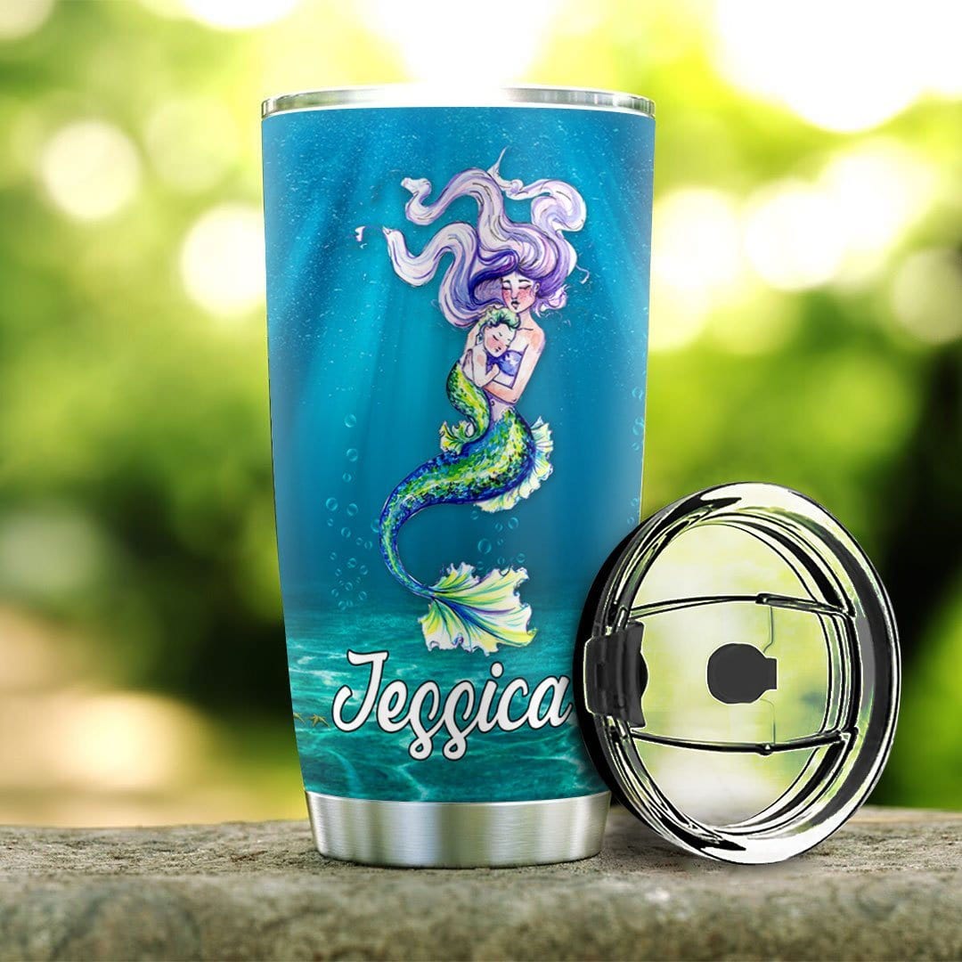 Personalized Mermaid Mom To Daughter TTZ0112019 Stainless Steel Tumbler –  BigProStore