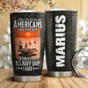 BigProStore Personalized Us Army Stainless Steel Tumbler The Sunset From A Us Navy Ship I Have Customized Tumbler Double Walled Vacuum Insulated Cup 20 Oz 20 oz Personalized Veteran Tumbler