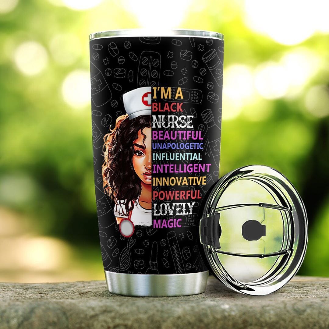 Black Woman Personalized THA2810040 Stainless Steel Tumbler – BigProStore