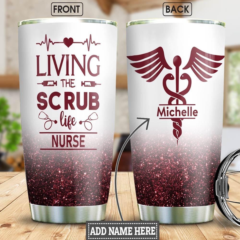Nurse Life Work Of Heart 20 oz Tumbler Gift Set — 365FURY