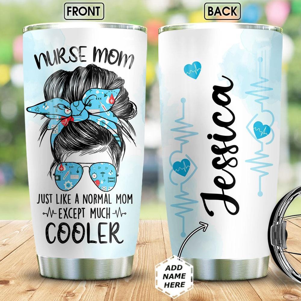 School Nurse Coffee Mug Personalized With Name / Insulated Cup