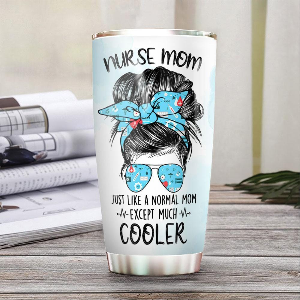 Just a Mom Trying Not to Raise Aholes Tumbler Funny Mom Cups Funny