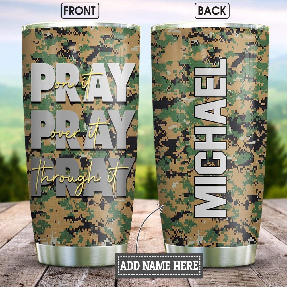 Custom Camo Coffee Mug Add Your Personalized Text to Our 