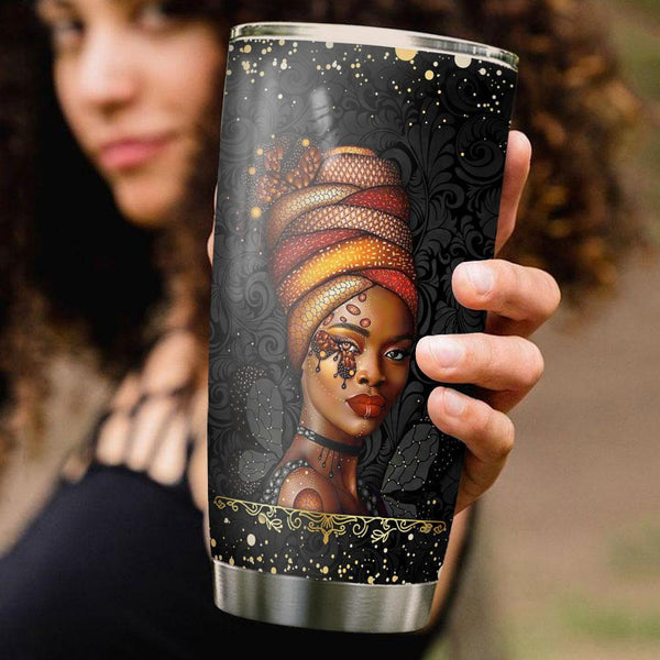 African American Woman Superhero - 20oz Tumbler with lid and straw – T's  Prints & Designs