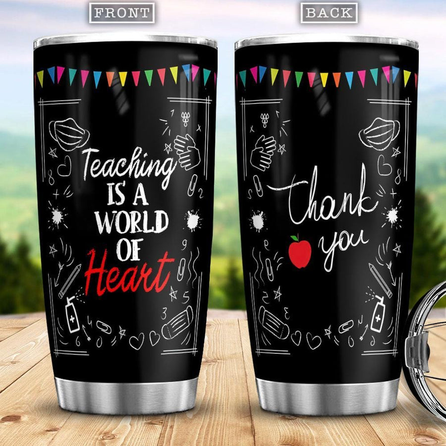 Flagwix Tumbler, Personalized Teachers Gifts, Gifts For Her – Teacher Life  – Mothers Day Gifts For Teachers, 20oz – HomeWix