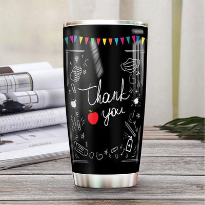 BigProStore Personalized Funny Teacher Tumbler Ideas Teaching Is A Work Of Heart Custom Printed Tumbler Double Wall Cup 20 Oz 20 oz Personalized Teacher Tumbler Cup