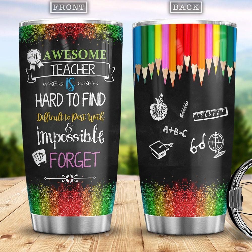 Teacher Personalized 30oz Tumbler With Handle & Straw, Tumbler for Teacher,  Not Stanley Brand Quencher, Personalized Teacher Tumbler 