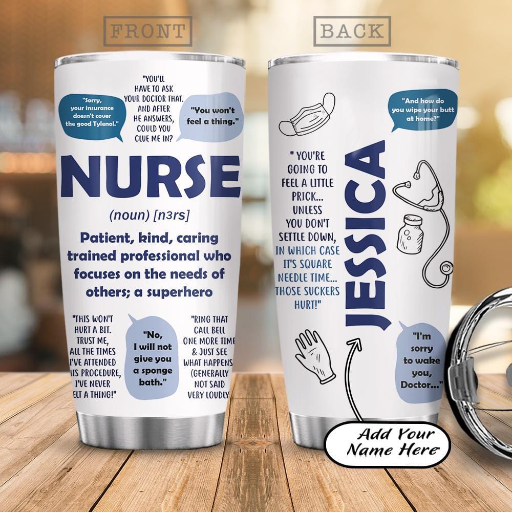 You Are My Person - Nurse Version - Personalized Acrylic Tumbler