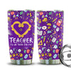 BigProStore Personalized Funny Teacher Tumbler Design Teacher I Will Be There For You Teaching Custom Name Tumbler Double Wall Cup With Lid 20 Oz 20 oz Personalized Teacher Tumbler Cup