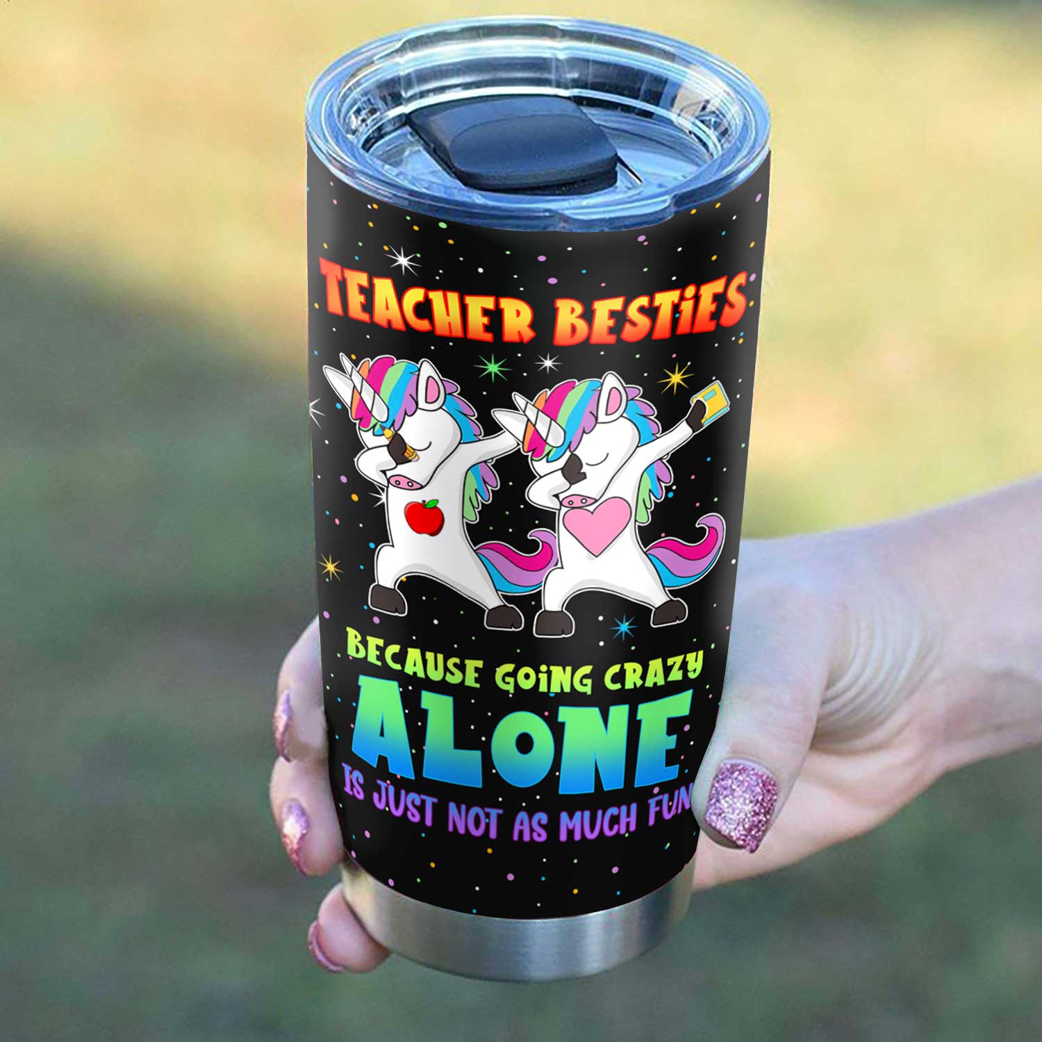 Christmas Personalized Glitter Tumbler – Everything Done To A T