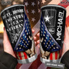 BigProStore Personalized Us Army Tumbler Cup Designs Duty Honor Country Veteran Custom Name Tumbler Double Wall Cup With Lid 20 Oz 20 oz Personalized Veteran Tumbler