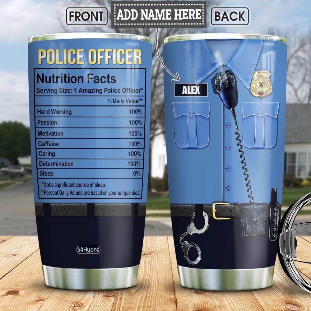 Best Law Enforcement Officer Tumbler Police Guard Security 