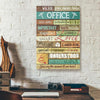 BigProStore BigProStore Custom Canvas Prints Nurse When You Enter This Office You Are Amazing Vintage Art Canvas Ready To Hang Canvas Wall Art BPS88956 12" x 18" Custom Canvas Prints