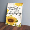 BigProStore Canvas Prints You Make Me Happy Sunflower Couples Wall Art Canvas Wall Decor At Home 16" x 24" canvas