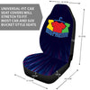 BigProStore USMC Best Seat Covers USMC Fire Skull Seat Protector Polyester Microfiber Set Of 2 USMC car seat cover