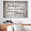 BigProStore Custom Canvas Prints Bless The Food Before Us Christian Canvas Wall Art And Decor 18" x 12" Canvas