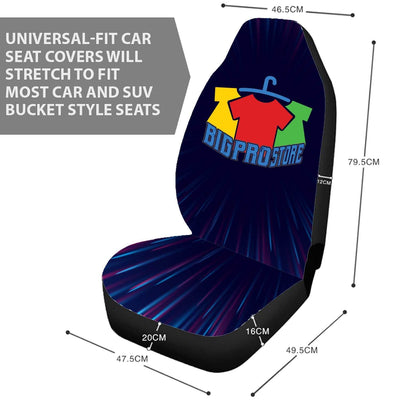 BigProStore USMC Automotive Seat Covers USMC Universal Car Seat Cover Set Polyester Microfiber Set Of 2 USMC car seat cover