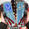 BigProStore Personalized Us Army Stainless Steel Tumbler Us Air Force Veteran Custom Insulated Tumbler Double Wall Cup With Lid 20 Oz 20 oz Personalized Veteran Tumbler