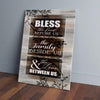 BigProStore Canvas Prints Bless The Food Before Us Vertical Christian Canvas Wall Decor At Home 16" x 24" canvas