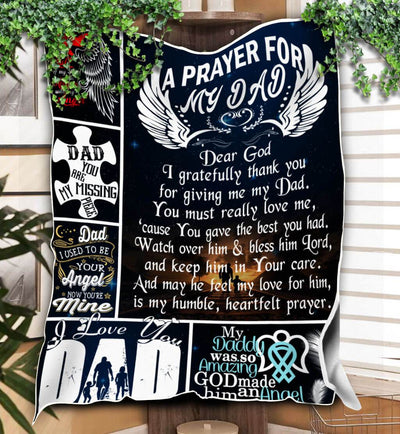 A Prayer For My Dad Blanket